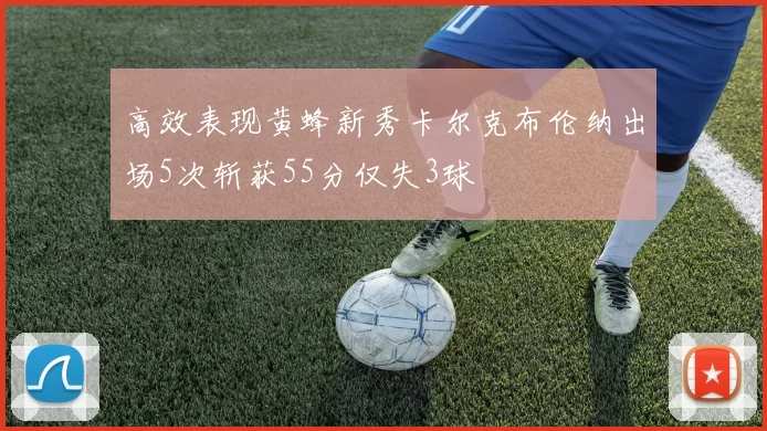 高效表现黄蜂新秀卡尔克布伦纳出场5次斩获55分仅失3球